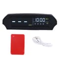 Universal Auto HUD Head UP Display Multifunktionell Projektor GPS Hastighetsmätare Solladdning