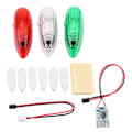 Miniatyrbillede 5 af 8: 3 stk/sæt Drone Flash LED trådløst lys til RC Fix Wing Fly Helikopter