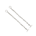 Miniatyrbillede 6 af 8: 2 stk. Simple Armbånd Titanium Stål Unikt OT Spænde Design Klassiske Udsøgte Smykkearmbånd til Kvinder