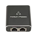 Miniatyrbild 4 av 8: Gigabit-delare 1000 Mbps 1 in 2 ut RJ45-port Nätverksdelare i aluminiumlegering för PC-bärbar dator Router