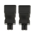 Miniatyrbild 6 av 8: 2 st IEC320 C20 till IEC320 C7 Strömadapter Plug and Play Förstärkt C20 till C7 Strömadapter för UPS PDU Server
