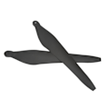 Miniatyrbillede 5 af 8: 3411 Landbrugsdrone Propeller Foldbar Udskiftningsplast Propeller til Hobbywing X9 CCW