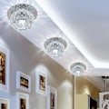 Miniatyrbilde 4 av 5: 10CM 5W LED-taklampe, korridor, speil, krystall, overflate, montert LED-taklamper, stue, lysekrone, krystalllampe