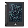Miniatyrbillede 1 af 8: LCD 4,5 tommer Ultratynd Håndskrift Tablet Skrive Tegne Notesbog Tavle til Børn (Sort)