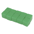 Miniatyrbillede 5 af 8: 30 stk. Blanke Plast Terninger Blanke Skriv På Seks-Sidede Terninger Sæt Plast Undervisningskuber Til Uddannelse Brætspil Grøn