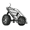 Pikkukuva 6 / 8: DIY Metallinen Trail Car Trailer Hopper D90 / SCX10 / TRX-4 1/10 mittakaavan RC Crawler -autoon