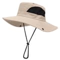 Unisex Sun Hat, Waterproof Foldable Hat, Beige