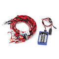 Miniatyrbillede 8 af 8: Highlight 12 LED-blinklys system 12-LED-belysningssæt til fjernstyrede biler 4,8 - 6V DC