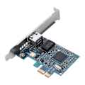 Miniatyrbillede 2 af 8: til Broadcom BCM5751 10/100/1000M PCI‑E Fast Ethernet Netværks Desktop Netværkskort