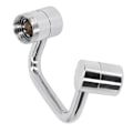 Miniatyrbillede 8 af 8: Haneforlænger Kobber Rustfrit Stål ABS 1080 Grader 22mm Indvendig Diameter Roterbar Hane Adapter