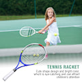 Miniatyrbillede 2 af 8: Slidstærk enkelt tennisracket til børnetræning (blå)