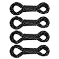 Miniatyrbillede 4 af 8: 4 stk Paracord-reb reflekterende multifunktionelt fugtsikker korrosionsbeskyttende slidstærkt Guyline-telttov til camping