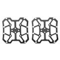 Miniatyrbillede 3 af 8: 1 par aluminiumslegering cykel Clipless pedal platform adaptere til SPD (sort)