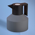 Miniatyrbild 5 av 8: Kaffe Vattenkokare 1.2L Rostfritt Stål Värmebevarande Isolering Termisk Kaffe Vattenkokare för Te Kaffe Grå