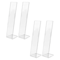 Miniatyrbilde 2 av 8: 4 stk. akryl hårbånd displaystativ hårspenne smykke displayholder for butikk gjennomsiktig