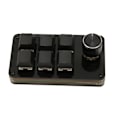 Miniatyrbilde 4 av 8: Mini 6-Tasters Tastatur med Knott, Hot Swappable Blå Bryter Mekanisk Tastatur Makro Programmering Tastatur for Arbeid og Spill