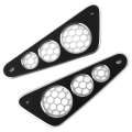 Miniatyrbilde 3 av 8: Motorsykkel Bakpanel Sidedeksel Plate Aluminium Tilbehør Passer for Yamaha XSR155 19‑20