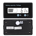 Miniatyrbillede 4 af 8: GY-6GS Batteri Strøm LCD Display Spændingsmåler 12-84V med Lys Alarm Funktion (Hvidt Lys)