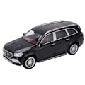 Miniatyrbillede 2 af 8: 1/24 Modelbiler Legering Diecast SUV-model Køretøjslegetøj med Lyd og Lys til Børns Legetøjsamling Sort