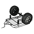 Pikkukuva 3 / 8: DIY Metallinen Trail Car Trailer Hopper D90 / SCX10 / TRX-4 1/10 mittakaavan RC Crawler -autoon