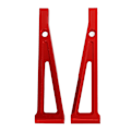 Miniatyrbilde 6 av 8: 2 stk RC Bil Foran Svingarm Aluminiumslegering Lettvekt Opphengsarmsett for ARRMA 1/8 Red