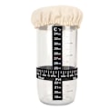 Miniatyrbillede 7 af 8: Surdejsstarter Kit 24oz Glas med Spatel Klæde Dæksel Fodringslinjemarkør Temperaturmarkør Surdej Starter Krukke til Bagning
