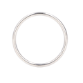 Miniatyrbillede 5 af 8: 50 stk. Metalringe Jernmateriale Holdbart Robust Multifunktionelt Blank Lys Farve Metal O-ringe til Taske Tøj Sølv 38x3mm