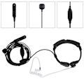 Miniatyrbild 2 av 8: Luftakustisk tub Strupmikrofon PTT Headset för BaoFeng UV XR A 58 UV 9R Plus GT-3WP