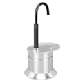 Miniatyrbild 6 av 8: Enkelrör Moka Pot 1 Kopp 50ML Aluminiumlegering Pip Spis Italiensk Kaffetillverkare för Utomhusfester Resor