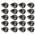 Pikkukuva 1 / 8: 20 kpl DIY Claw Diamonds Häämekko Retro muoti askartelulasivaatekoristeet 15 x 18 mm kookosharmaa pisaran muotoinen lasikynsi timantti