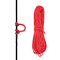Miniatyrbild 7 av 8: Bågskytte Compound Bågsträng Nylon Nock Safe Release D Loop Bågsträng Tillbehör Röd