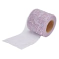 Miniatyrbillede 7 af 8: Tylstof 25 Yards 6 cm Polyester Materiale Letvægts Bærbare Tylruller til tøjdekorationBønnepasta Lilla
