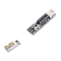 Pikkukuva 5 / 8: Emolevy PCI‑E X1 - X1 USB3.0 ABS -jatkojohto SATA-virtalähteellä