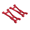Miniatyrbilde 6 av 8: 2 stk RC Bakre Nedre Armer Aluminiumslegering Bakre Nedre Opphengssvingarm for 1/16 Fjernstyrt Bil Rød