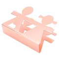 Miniatyrbillede 4 af 8: Servietholder Tegningsproces Mat Poleret Par Hulmønster Rustfrit Stål Holder til Køkkenbordplader Bord Rose Guld