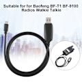 Miniatyrbillede 7 af 8: USB Programmeringskabel Driver CD til Baofeng BF T1 BF 9100 Radioer Walkie Talkie