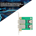 Miniatyrbillede 7 af 8: Adapterkort SFF-8087 til SFF-8088 Intern Ekstern Elektronisk Overførsel H0305 MINISAS