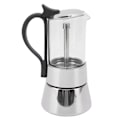 Miniatyrbilde 3 av 8: 200 ml kaffekanne med håndtak 304 rustfritt stål glass kaffemaskin for husholdning