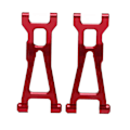 Miniatyrbilde 4 av 8: 2 stk RC Bakre Nedre Armer Aluminiumslegering Bakre Nedre Opphengssvingarm for 1/16 Fjernstyrt Bil Rød
