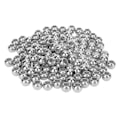 Miniatyrbilde 1 av 8: 200 stk. Resinperler Bred Anvendelse Blank Overflate Robust Holdbar Livlig Farge Håndverksperler for Smykker Klær Veske 12mm Sølv