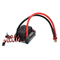 Miniatyrbillede 2 af 8: RC Brushless ESC 150A BCE Output 5A 5.8V Vandtæt Støvbestandig Sort Brushless ESC til 1/8 RC Truck