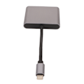 Miniatyrbild 1 av 8: USB-C till Dubbel HDMI-adapter Professionell 2-i-1 4K 30HZ Plug and Play USB 3.0 Dockningsstation för Mobiler Bärbara datorer
