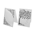 Miniatyrbilde 7 av 8: 2 stk. pregefolder Plastmateriale Dekorative teksturer DIY Laging Pregede designmaler for scrapbooking