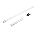 Miniatyrbillede 2 af 8: S968 Metal Lys-Sværd Lys Op Saber LED Flash Stick Farverig Farveændrende Lys Model Legetøj Sølv Uden Adapter