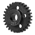 Miniatyrbild 8 av 8: 28T RC Spoolväxel ARA310950 Stål Transmissionsväxel med Maskinskruv för Arrma 1/7 1/8 Serie RC Bilar