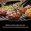 Miniatyrbillede 3 af 8: 100 stk. runde Air Fryer papir Non Stick Pads perforeret pergamentpapir