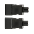 Miniatyrbild 5 av 8: 2 st IEC320 C20 till IEC320 C7 Strömadapter Plug and Play Förstärkt C20 till C7 Strömadapter för UPS PDU Server