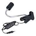 Miniatyrbillede 5 af 8: Krybdyr Varmelampeholder Krybdyr Solbad Lampeholder med Tidsfunktion E27 EU Stik 220V