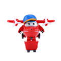 Miniatyrbillede 1 af 8: Miniplane Legetøj Animation Action Figur Transformerende Robot Flyvemaskine Børnelegetøj (#1)