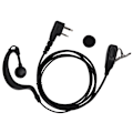 Miniatyrbillede 1 af 8: K head 120cm Bærbar Walkie talkie HD Headset Støjreduktion Intercom Øretelefon Sort
